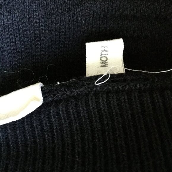 Anthropologie Moth Textured Black Bomber Jacket m - Picture 6 of 10